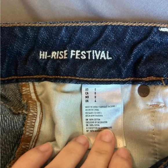 Hi-Rise Festival Denim Jeans - Picture 3 of 3